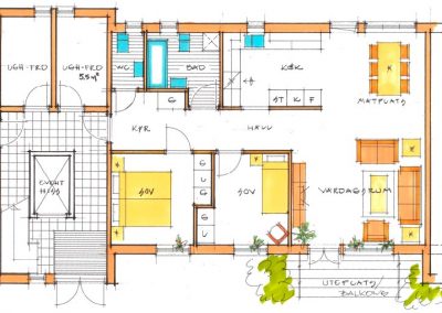 3-rumslägenhet, 82,5 m²